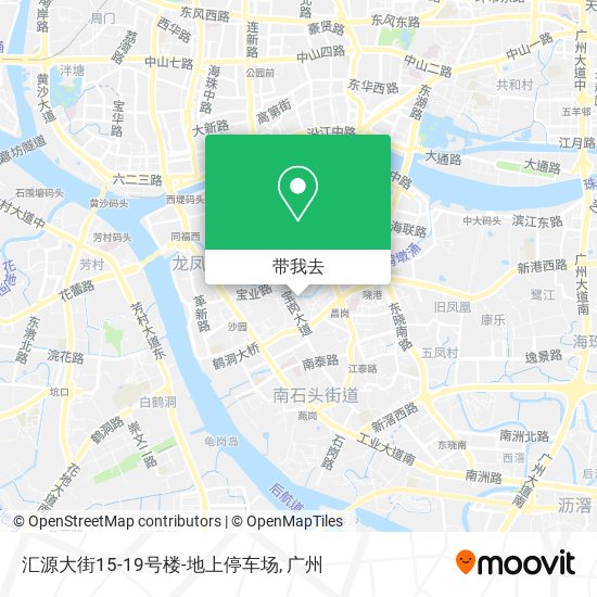 汇源大街15-19号楼-地上停车场地图