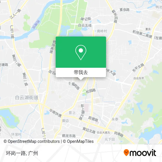 环岗一路地图