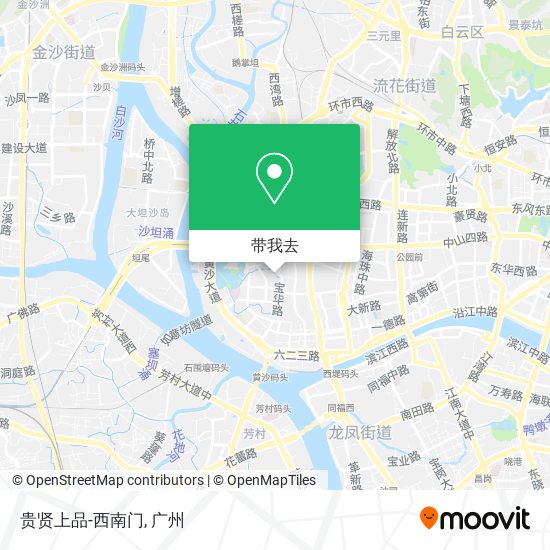 贵贤上品-西南门地图