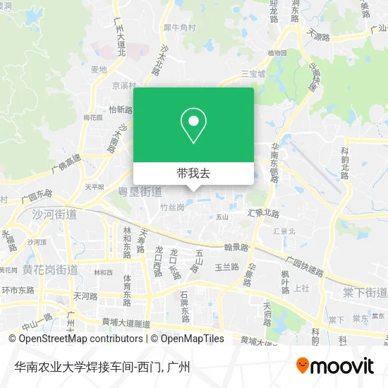 华南农业大学焊接车间-西门地图