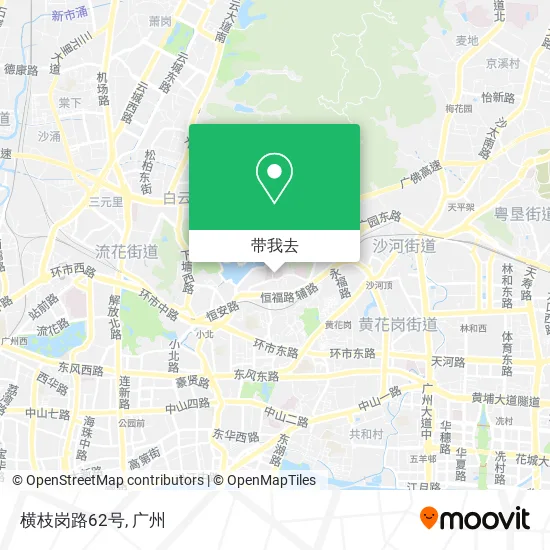 横枝岗路62号地图