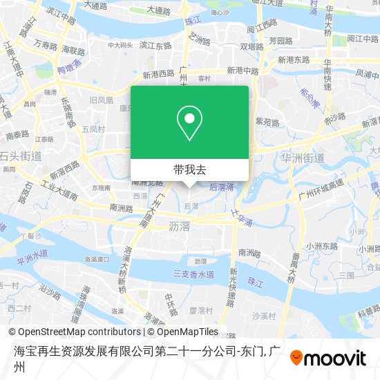 海宝再生资源发展有限公司第二十一分公司-东门地图