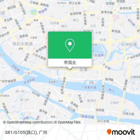 S81/G105(路口)地图