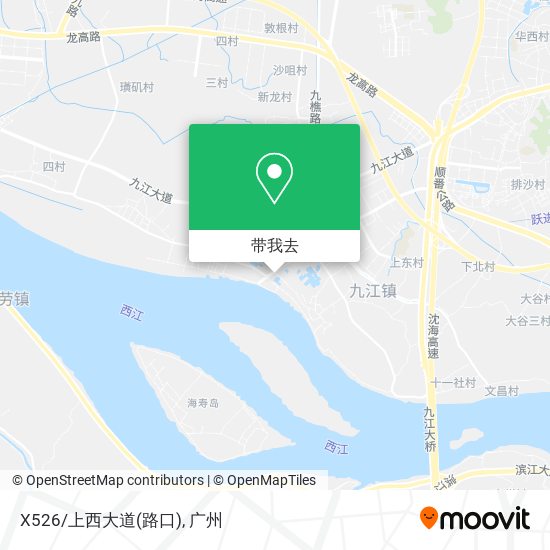 X526/上西大道(路口)地图
