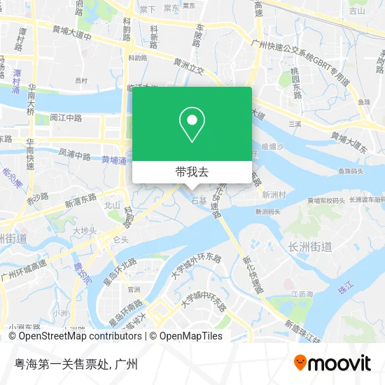 粤海第一关售票处地图
