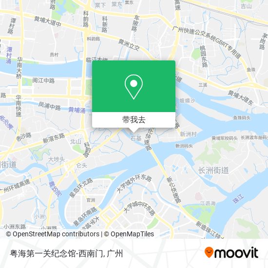 粤海第一关纪念馆-西南门地图