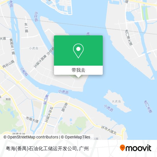 粤海(番禺)石油化工储运开发公司地图