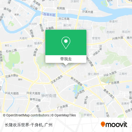长隆欢乐世界-干身机地图