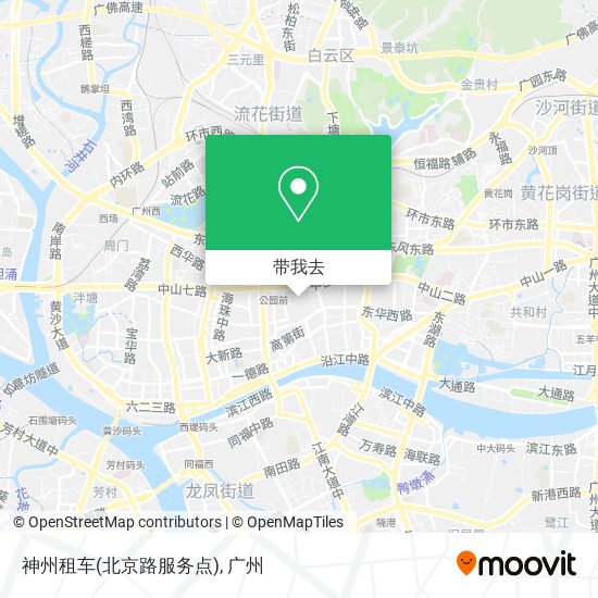 神州租车(北京路服务点)地图