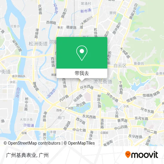 广州基典表业地图