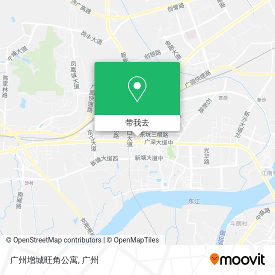 广州增城旺角公寓地图