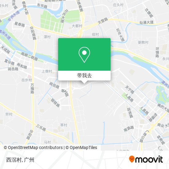 西滘村地图