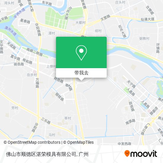 佛山市顺德区湛荣模具有限公司地图