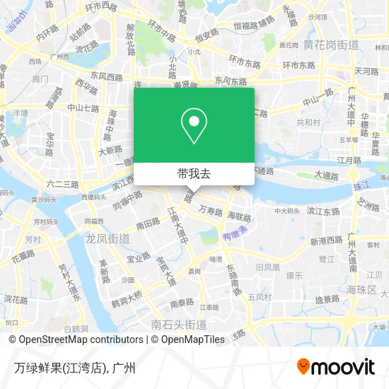 万绿鲜果(江湾店)地图