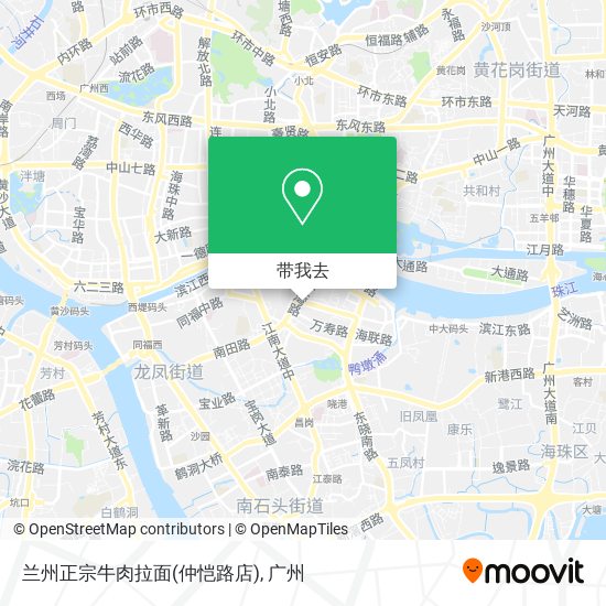 兰州正宗牛肉拉面(仲恺路店)地图