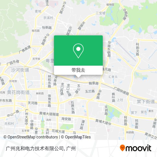 广州兆和电力技术有限公司地图