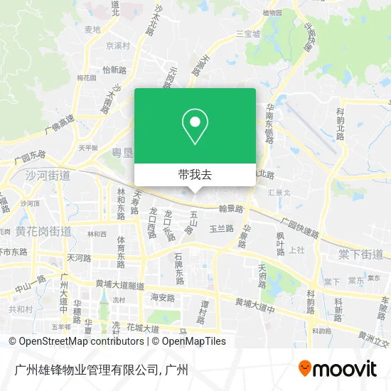 广州雄锋物业管理有限公司地图
