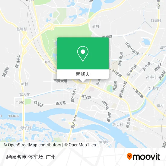 碧绿名苑-停车场地图