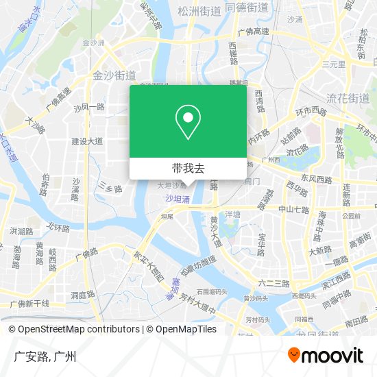 广安路地图