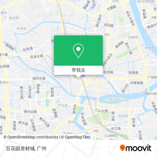 百花园资材城地图