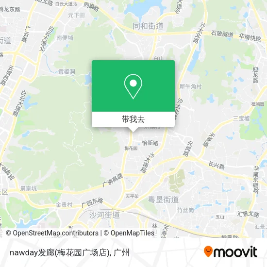 nawday发廊(梅花园广场店)地图