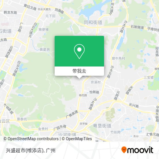 兴盛超市(维添店)地图