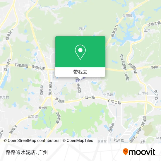 路路通水泥店地图