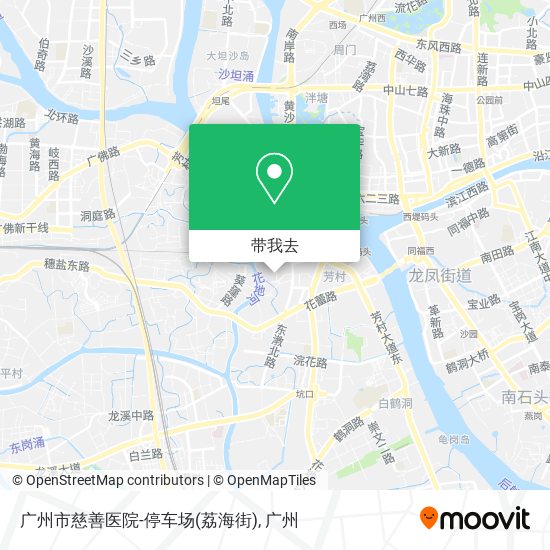广州市慈善医院-停车场(荔海街)地图