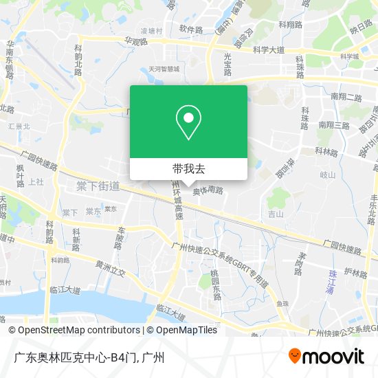 广东奥林匹克中心-B4门地图