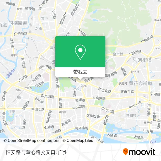 恒安路与童心路交叉口地图