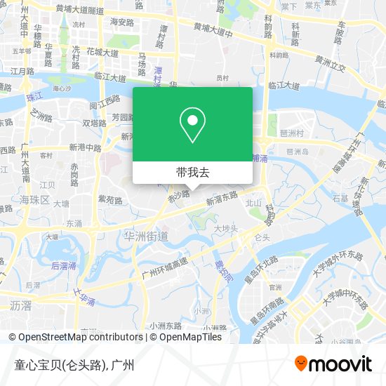 童心宝贝(仑头路)地图