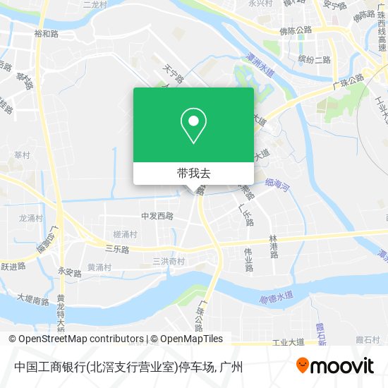 中国工商银行(北滘支行营业室)停车场地图