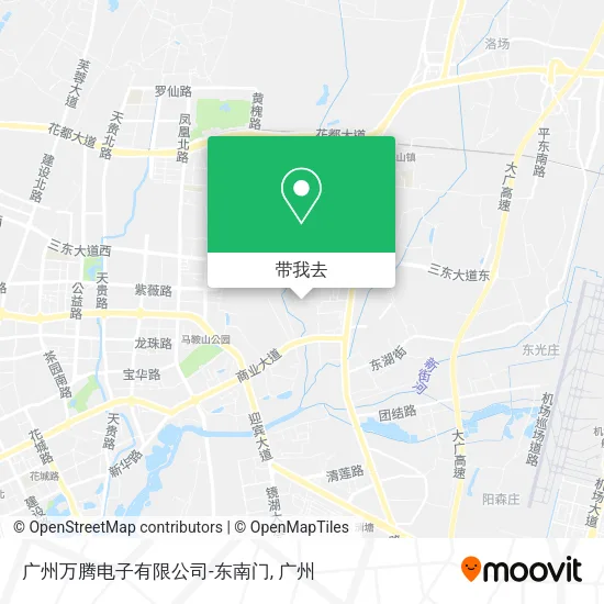 广州万腾电子有限公司-东南门地图