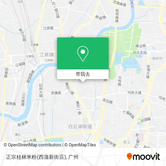 正宗桂林米粉(西蒲新街店)地图