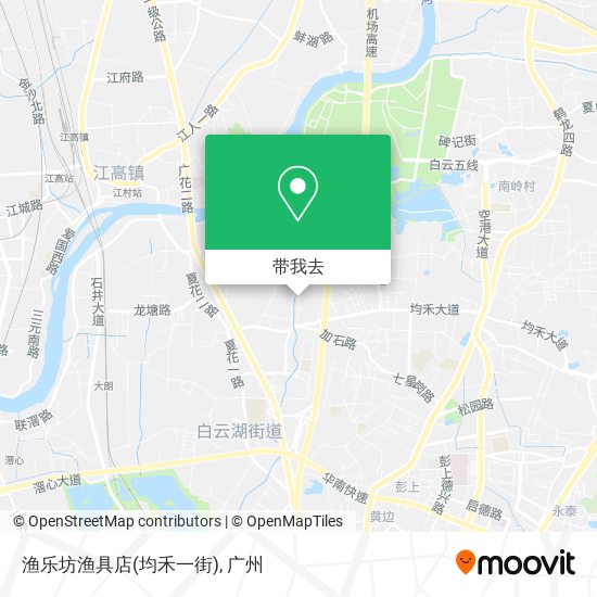 渔乐坊渔具店(均禾一街)地图