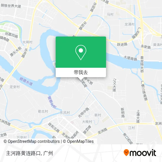 主河路黄连路口地图