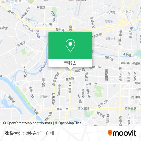 张槎古灶北村-东1门地图