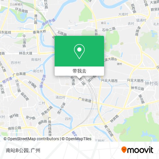 南站B公园地图