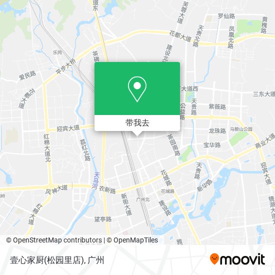 壹心家厨(松园里店)地图