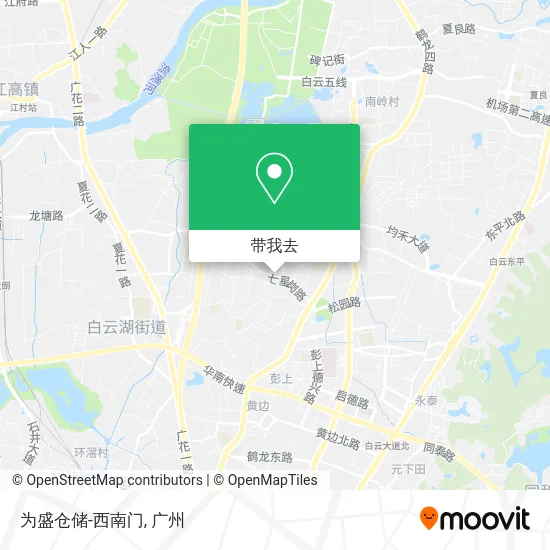 为盛仓储-西南门地图
