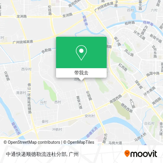 中通快递顺德勒流连杜分部地图