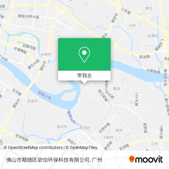 佛山市顺德区碧信环保科技有限公司地图