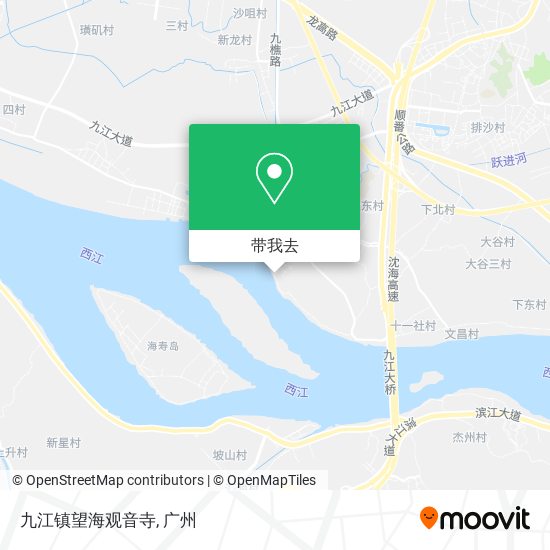 九江镇望海观音寺地图