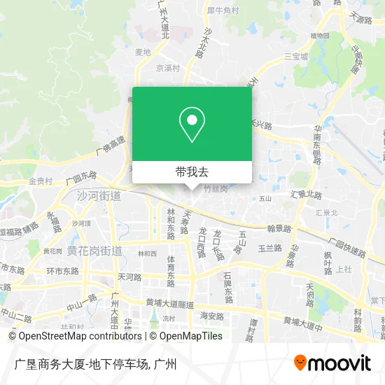 广垦商务大厦-地下停车场地图