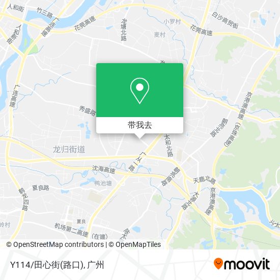 Y114/田心街(路口)地图