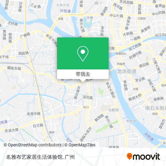 名雅布艺家居生活体验馆地图