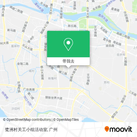鹭洲村关工小组活动室地图