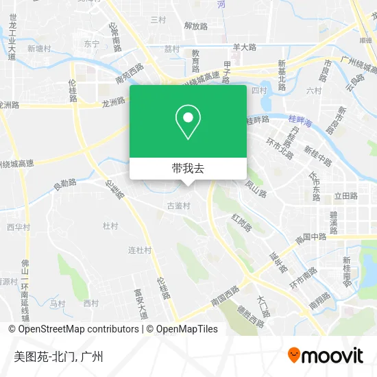 美图苑-北门地图