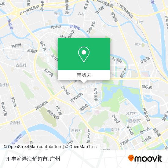 汇丰渔港海鲜超市地图