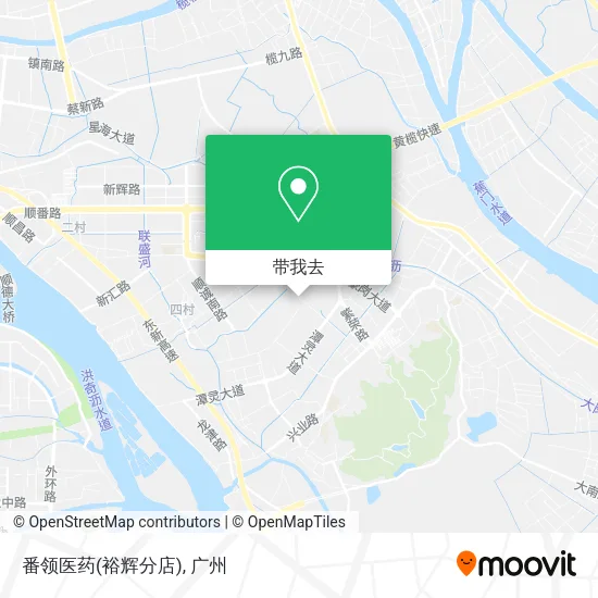番领医药(裕辉分店)地图